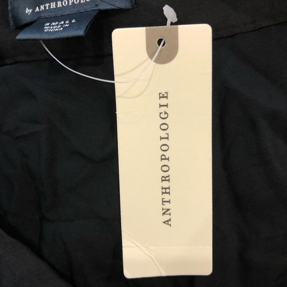 Maeve Anthropologie maxi skirt wrap style  black ruffle detail New With Tag S - Picture 8 of 11